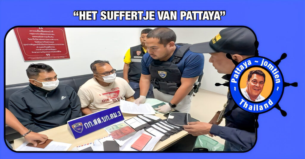 Twee Nepalese mannen in Pattaya gearresteerd voor oplichting met vals geld