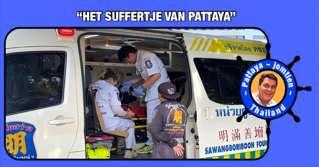 Aannemer raakt ernstig gewond bij val van steiger tijdens renovatiewerkzaamheden in Pattaya