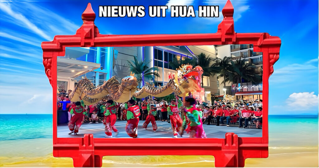 Ook in Hua Hin, gelegen in Centraal-Thailand, wordt het Chinese Nieuwjaar groots gevierd.