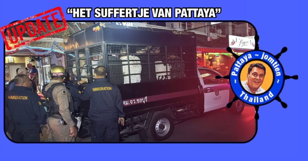 UPDATE | 12 buitenlanders verloren in Jomtien hun “poker-face” en zitten nu achter de tralies op het politiebureau van Pattaya