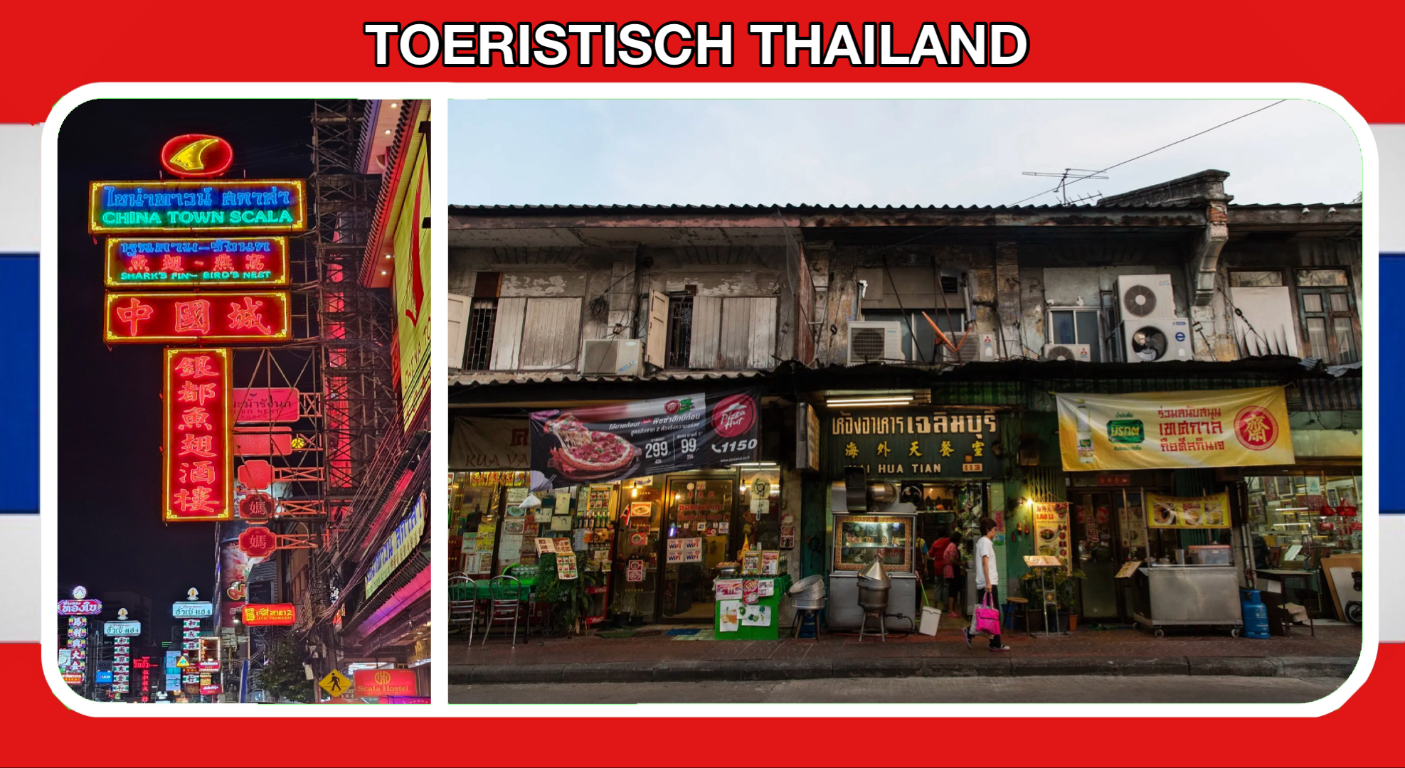 Chinatown bij nacht: Een bruisende wijk in Bangkok met kleurrijke verlichting en heerlijk streetfood