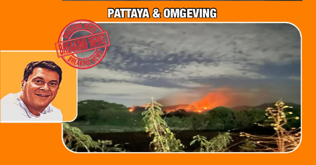 BREAKING NIEUWS | Dit is NIET Californië, maar buiten Pattaya in het Pong-district