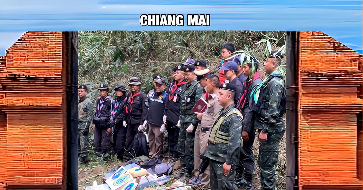 Parkwachters in Noord-Thailand boeken succes in de strijd tegen drugs en nemen meer dan 1 miljoen methamfetaminepillen in beslag.