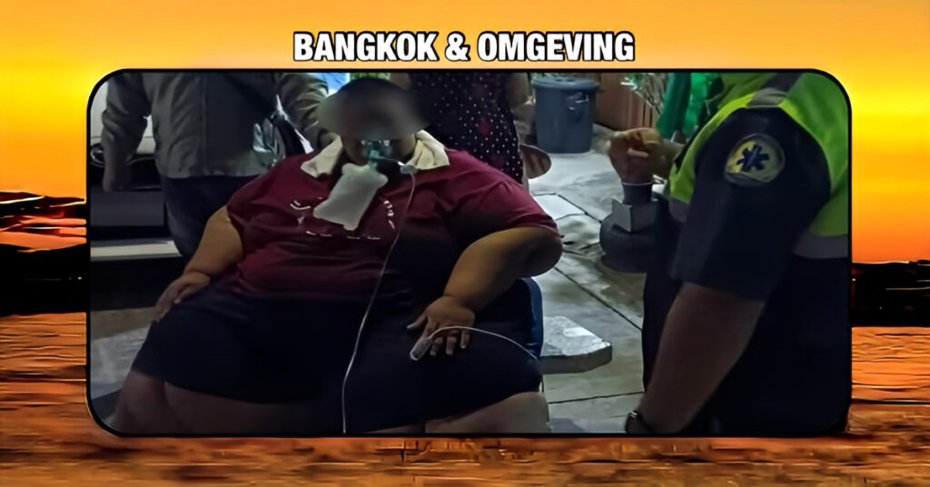 Zware klus voor een reddingsdienst in Thailand: man van 314 kg succesvol naar ziekenhuis gebracht