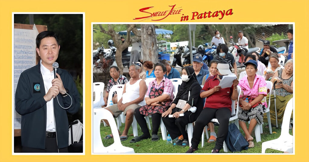 Burgemeester van Pattaya ontvangt lof tijdens bezoek aan woongemeenschappen na klachten van inwoners