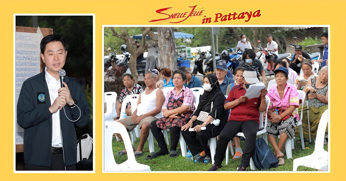 Burgemeester van Pattaya ontvangt lof tijdens bezoek aan woongemeenschappen na klachten van inwoners