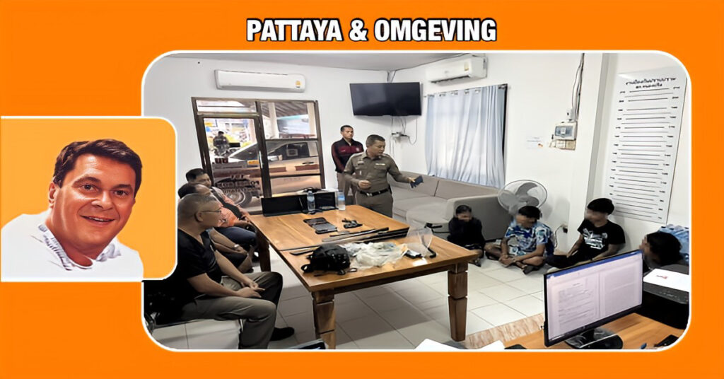 Politie Pattaya valt de schuilplaats van ‘Gang 38’ in Naklua binnen en ontdekt wapens na gewelddadige confrontatie en explosie