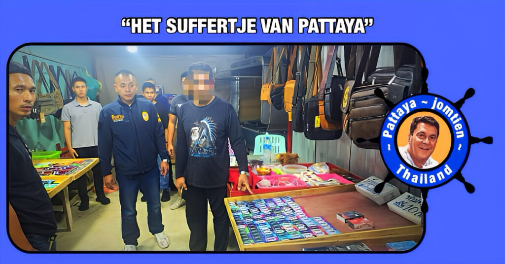 Politie Pattaya arresteerde deze  woensdagmorgen e-sigarettenhandelaar