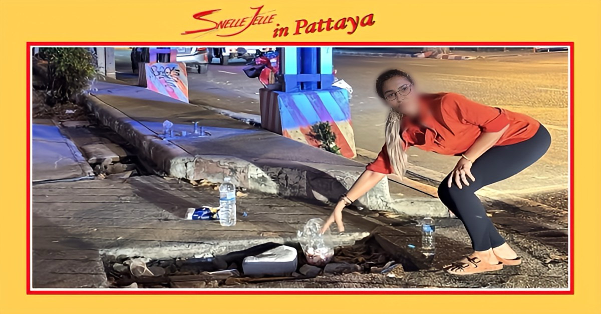 Toch houd ik van jou, Pattaya, met jouw onoplosbare probleem van smerige en uiterst gevaarlijke trottoirs❤️