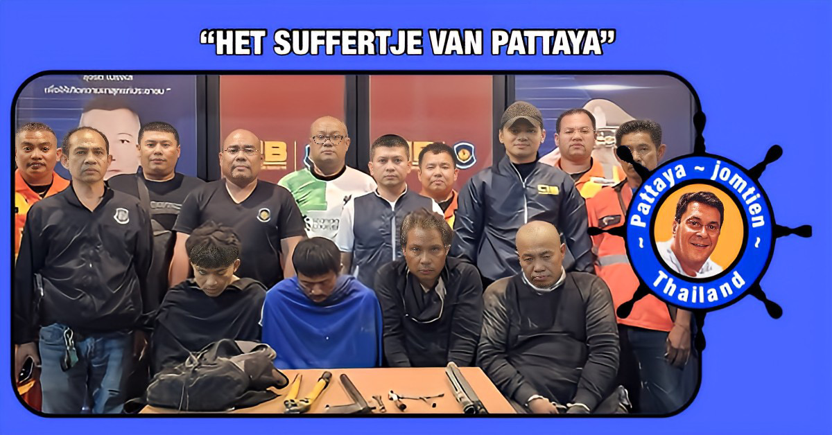 Een langdurig onderzoek naar een bende kabeldieven rond Pattaya is eindelijk beloond.