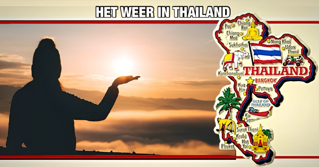 Goedemorgen iedereen in Thailand, hier de weersverwachting tot en met maandag!