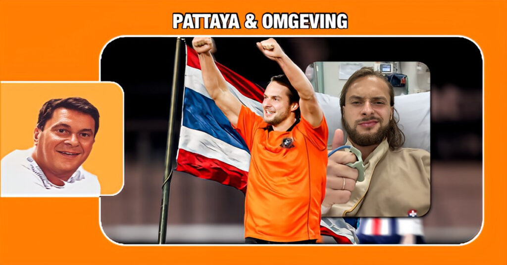 Nederlandse voetballer geëlektrocuteerd tijdens een interview in Thailand