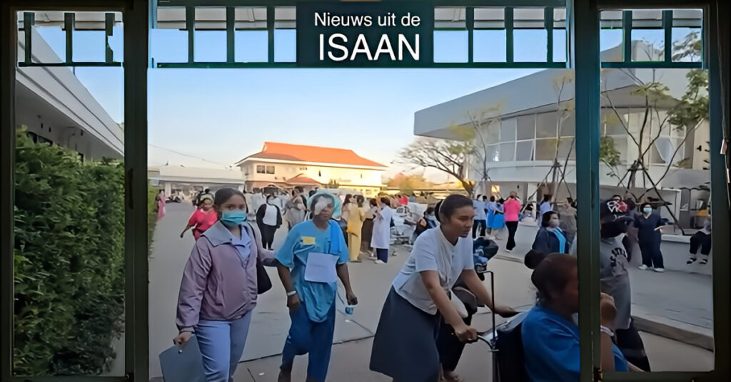 Een man in Noordoost-Thailand is aangeklaagd voor brandstichting en poging tot moord na een brand in het Ziekenhuis van Ubon Ratchathani.