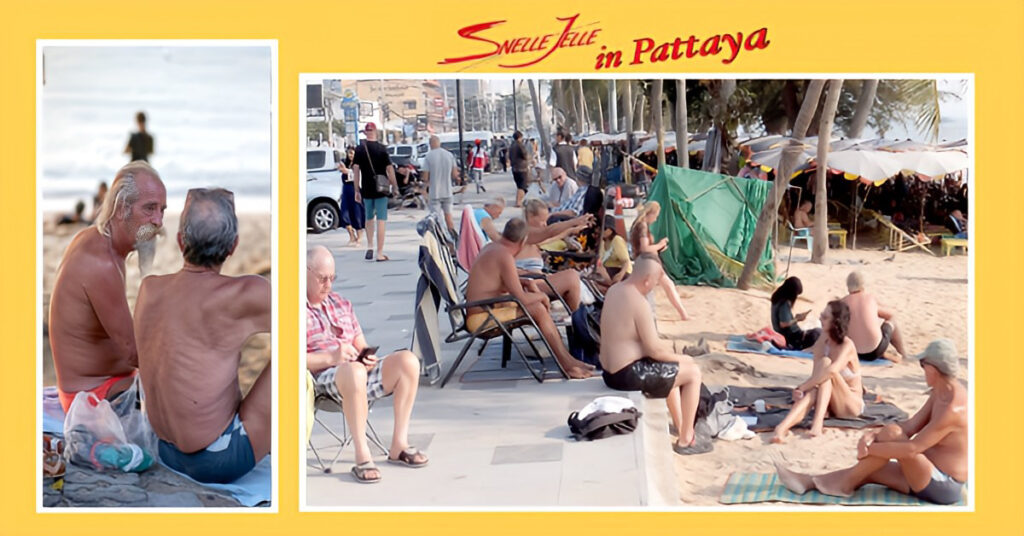De oudere toeristen in Pattaya zijn op zoek naar sereniteit en ontspanning, zo merk ik uit gesprekken met deze vakantiegangers.