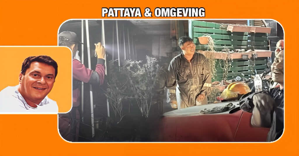 Brand in een wietkwekerij zorgt in de omgeving van Soi Welcome voor hoofdpijn en geschater, politie Pattaya doet onderzoek