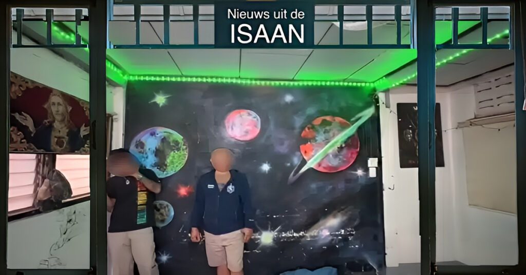 Space-invader in Noordoost-Thailand gearresteerd voor cannabisverkoop in een intergalactische setting