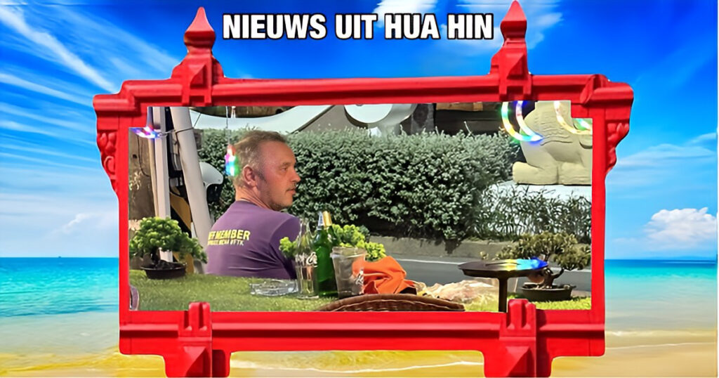 Schimmige eetgast schuift bij de horeca in Hua Hin aan tafel aan, en vertrekt zonder te betalen