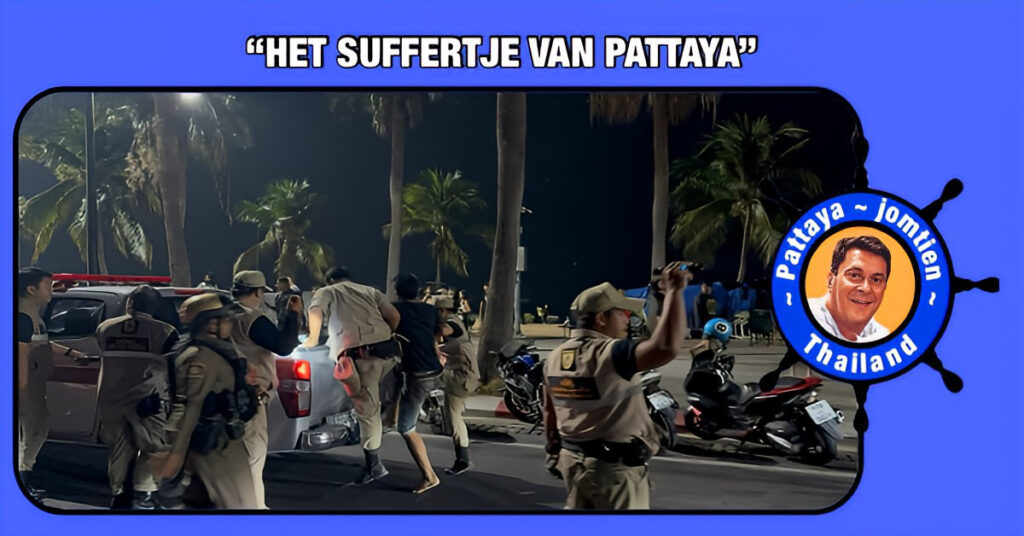 De vredige sfeer op het strand van Pattaya veranderde afgelopen nacht in een nachtmerrie waarbij toeristen in een shock achterbleven 