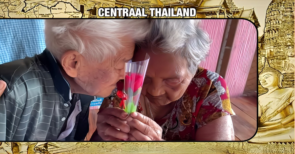 Verliefdheid kent geen tijd, zo blijkt vandaag op Valentijnsdag in het centraal in Thailand gelegen Chai Nat