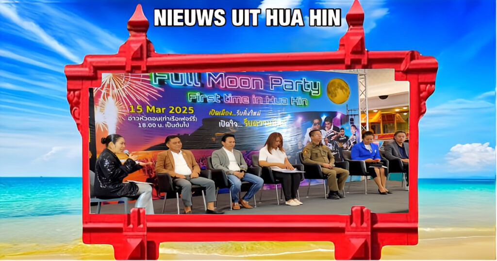 Hua Hin treedt in de voetsporen van Koh Phangan met het organiseren van een Full Moon Party op Hua Don Beach