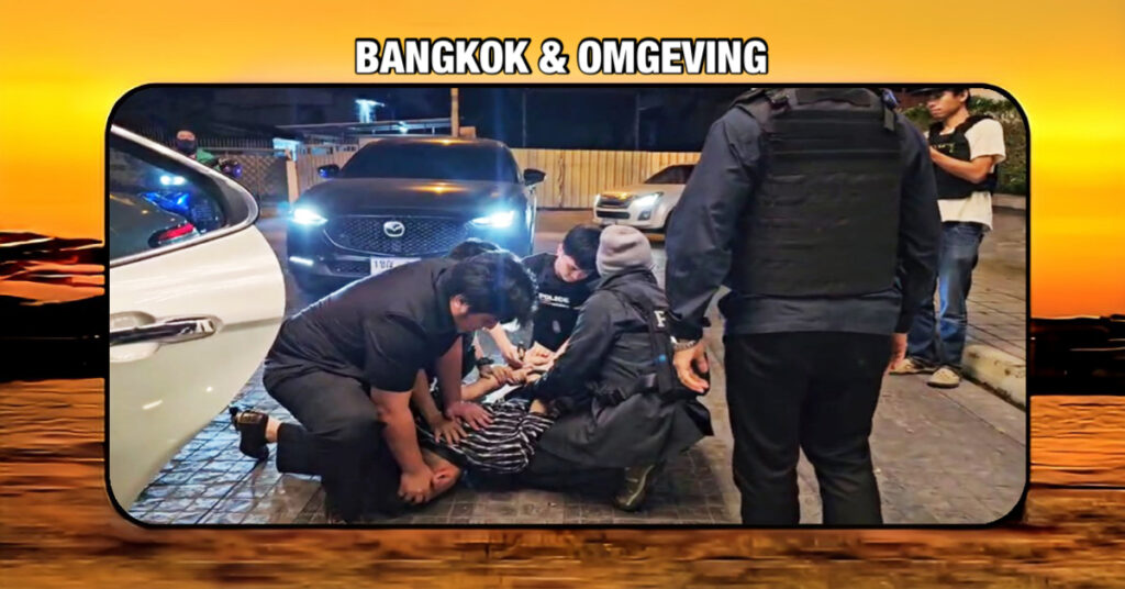 Politie in Bangkok ramt deur in bij Chinese criminelen, terwijl zij met man en macht probeerden belastend bewijs op hun telefoons te wissen