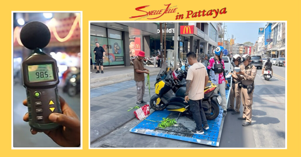 Bevolking vraagt om uitgebreide verkeershervormingen en geluidsbeheersing in Pattaya