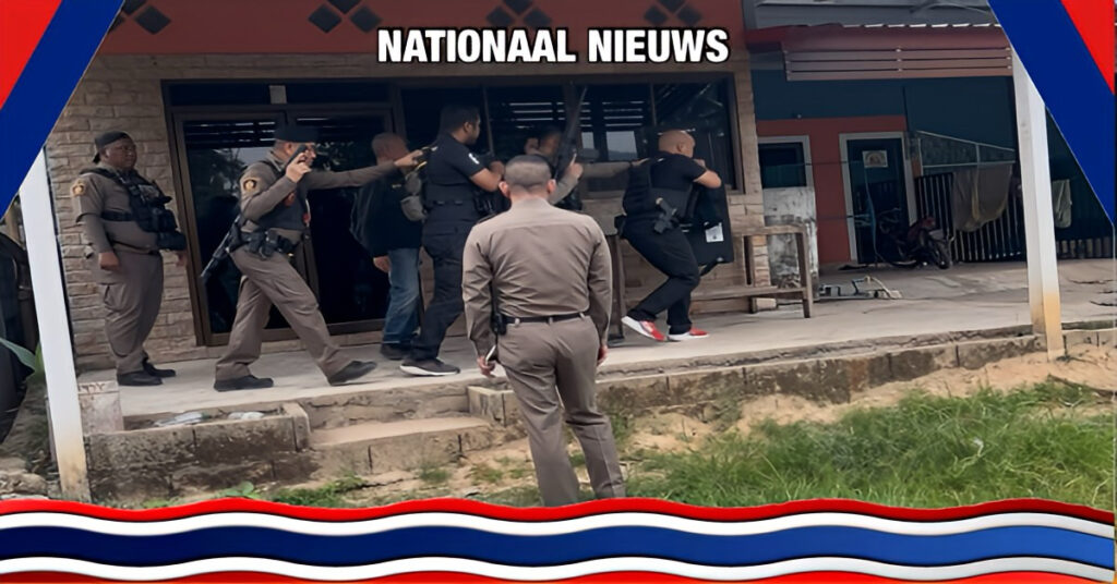 Grootschalige politieoperatie in Thailand ontmaskert de criminele onderwereld en levert een dodelijke confrontatie op!