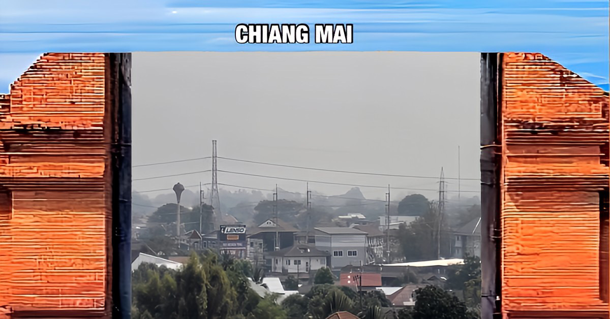 Noord-Thailand blijft worstelen met de PM2,5 deeltjes, veroorzaakt door branden in Myanmar en Laos