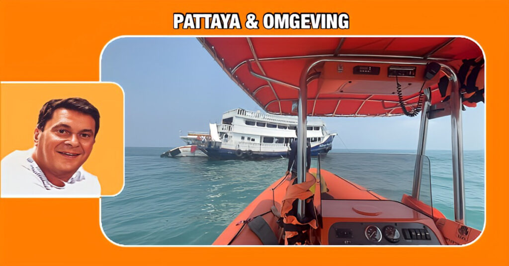 Rookalarm op ‘Pattaya Bay cruise”, in de golf van Thailand, kapitein redt 35 toeristen