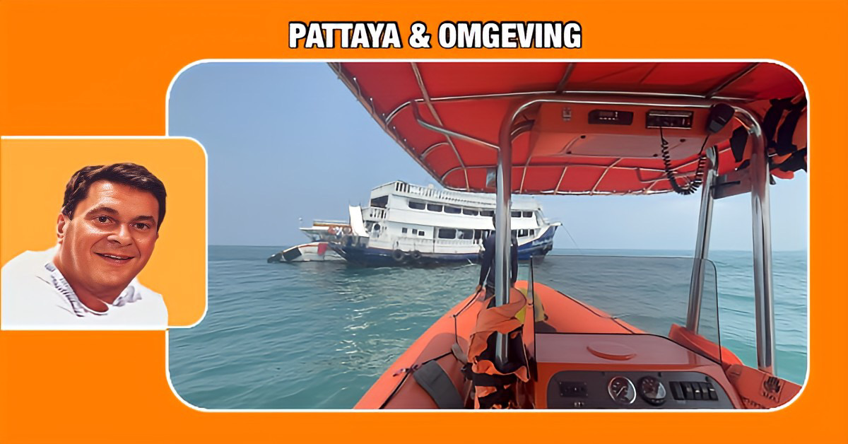 Rookalarm op ‘Pattaya Bay cruise”, in de golf van Thailand, kapitein redt 35 toeristen