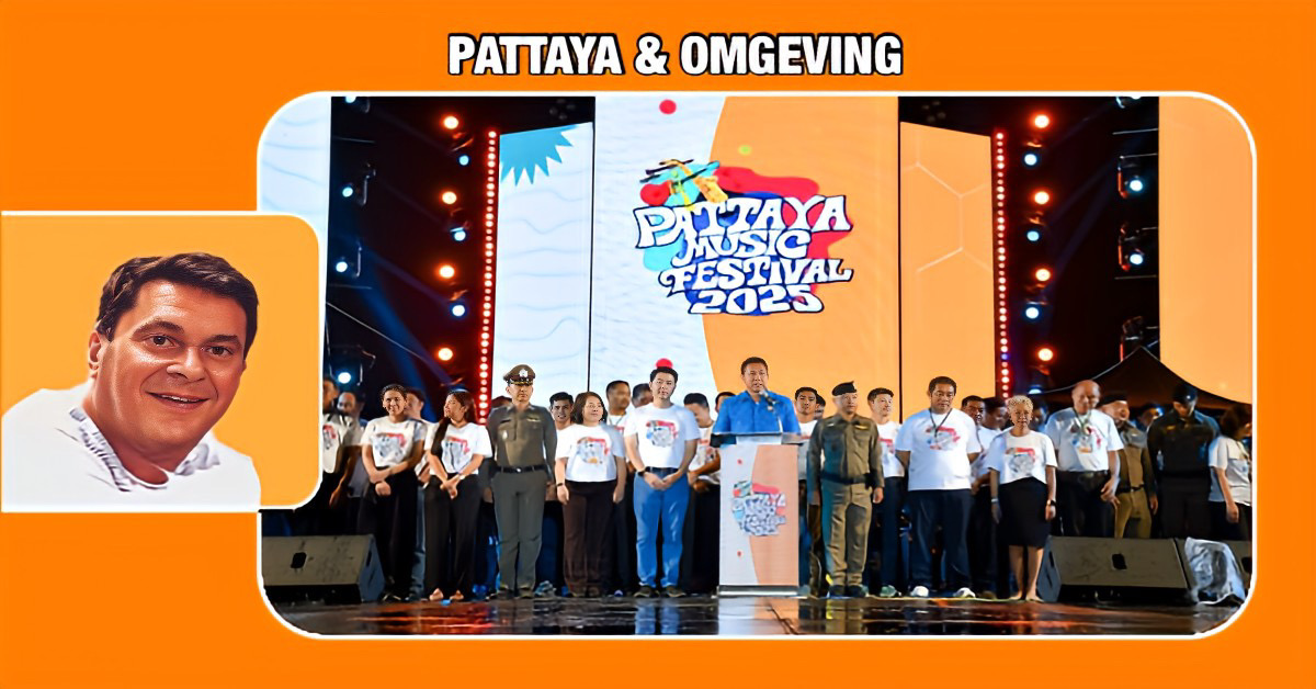 De opening van het Pattaya Music Festival 2025 vond gisteravond plaats onder een plensbui, maar dat bedierf de feeststemming niet!