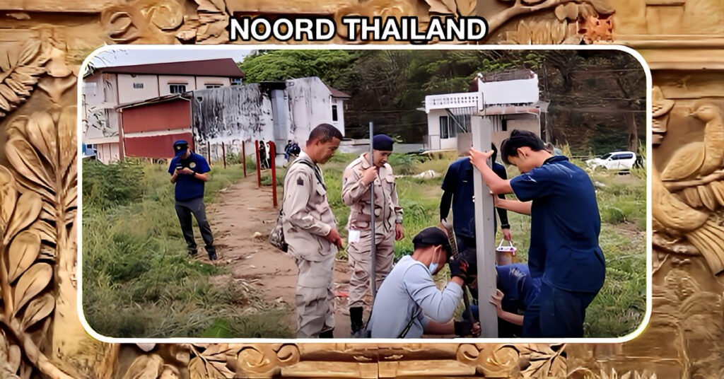 Thaise bewoners in het hoge noorden van Thailand haasten zich om hun huizen te verkopen, nu er grenspalen zijn geplaatst tussen Myanmar en Thailand