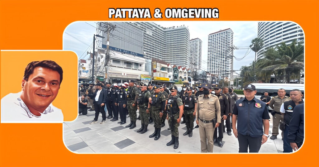 Politie Pattaya valt drugskring op Jomtien Beach binnen en arresteert 14 verdachten