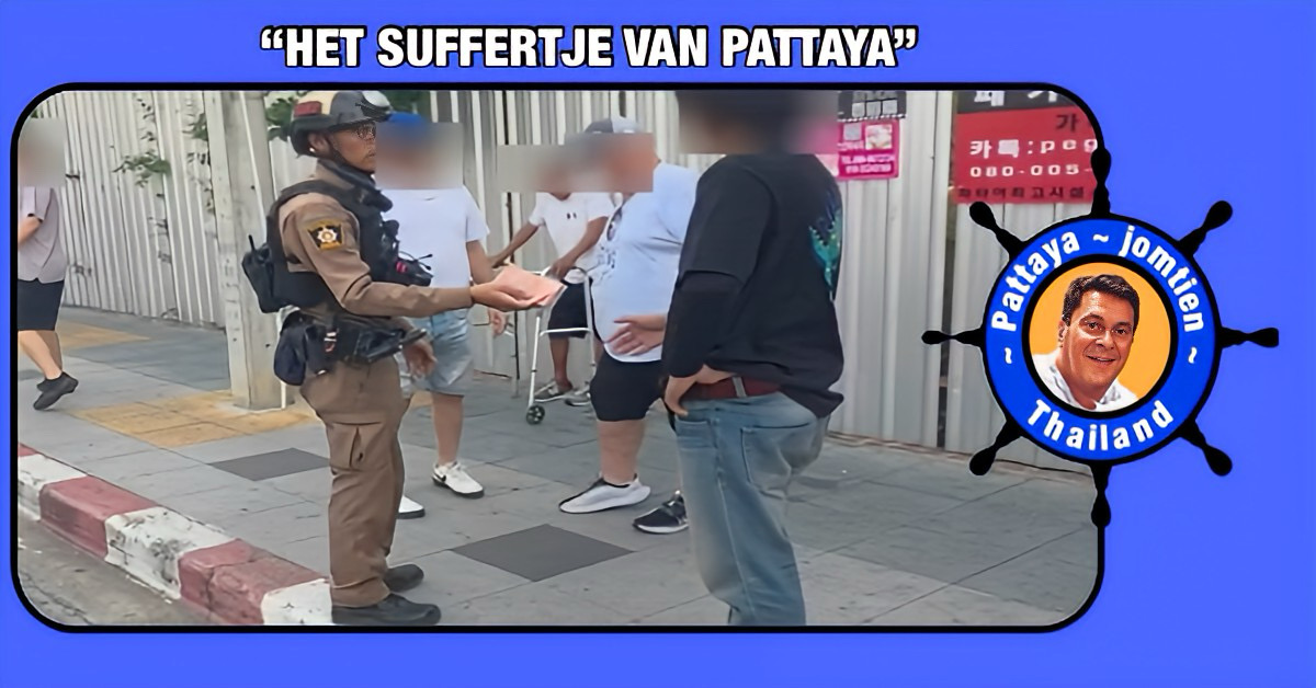 Israëlische toerist laat in de Taxi een geurend cadeautje achter de chauffeur achter, de politie van Pattaya moet ingrijpen!
