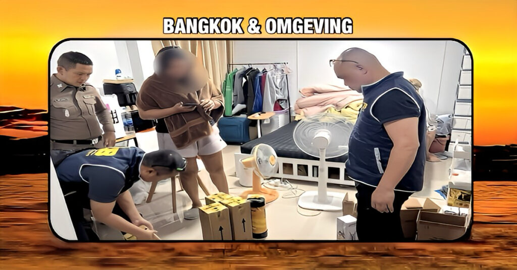 CPD Thailand voert in Bangkok verschillende invallen uit om een crimineel netwerk dat lachgas produceert en verkoopt, op te rollen