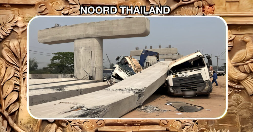 Ook het noorden van Thailand ontkwam niet aan de gevolgen van de aardbeving 