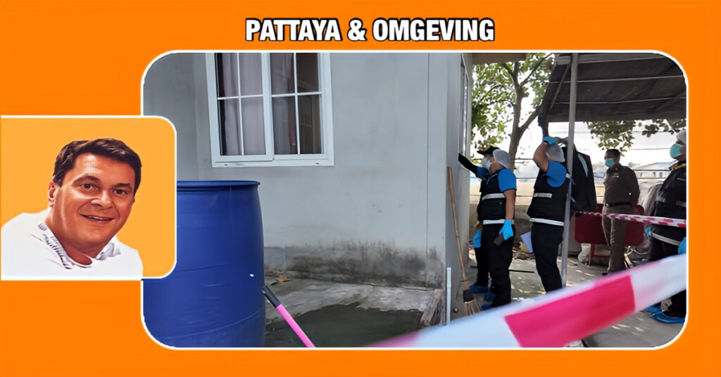 Ruzie bij gescheiden echtpaar in Pattaya eindigde in een zelfmoord en moord, dorpsbewoners van Tambon Huay Yai aangeslagen