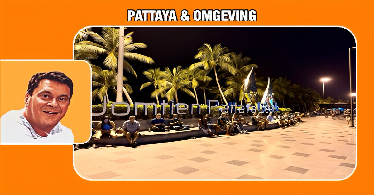 Strandmatten verkoper in Pattaya koos eieren voor zijn geld na door een ruziezoekende buitenlandse toerist geslagen te zijn