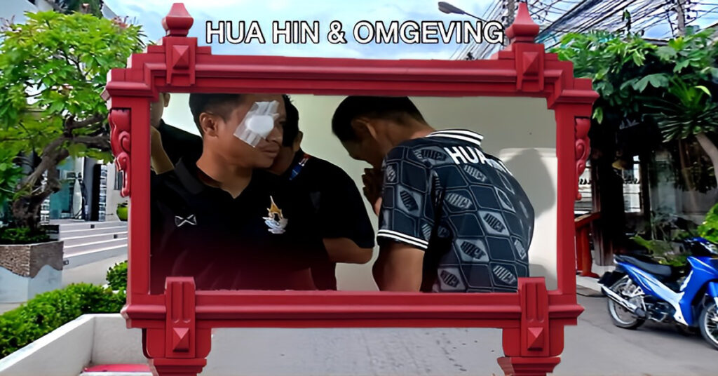 Voetbalclub Hua Hin City heeft het contract van een speler beëindigd die zowel een tegenstander als de scheidsrechter heeft geslagen.