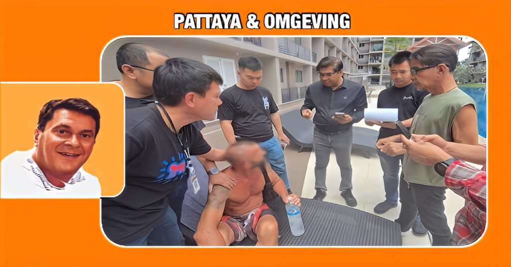 Hongaarse dief in Pattaya van zijn stretcher gelicht voor de diefstal van 1,5 Miljoen Baht in Centraal-Thailand 