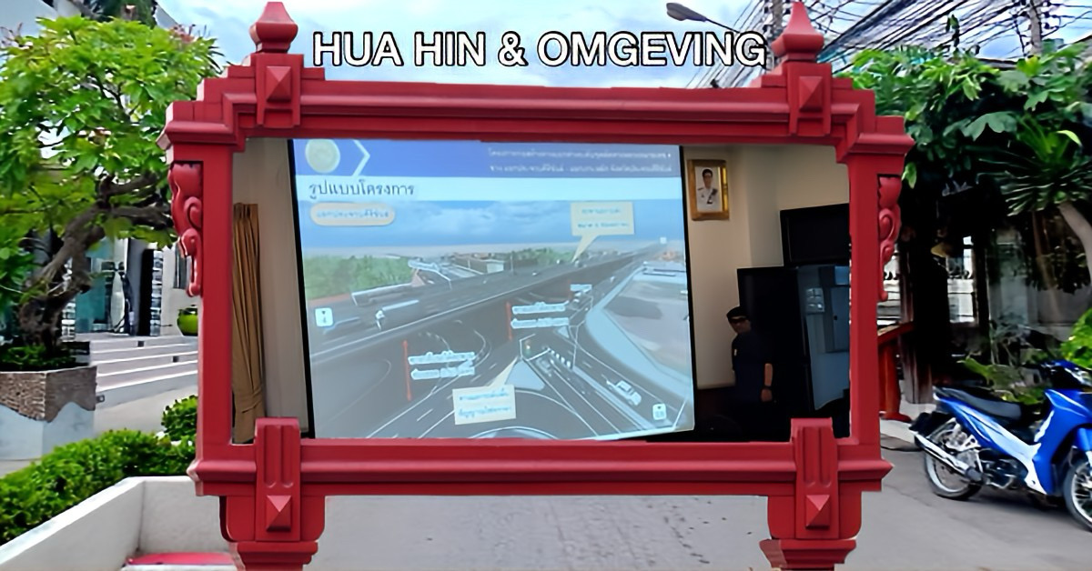 Thailand plant een viaduct van 900 miljoen baht in Prachuap Khiri Khan om het verkeer naar Zuid-Thailand te vergemakkelijken