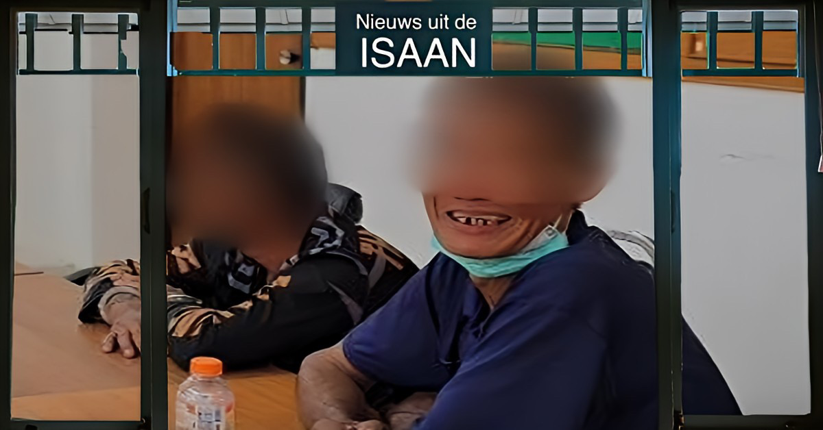 De Yaba-blunder van een man in Noordoost-Thailand, hij bleek een tasje met problemen te hebben