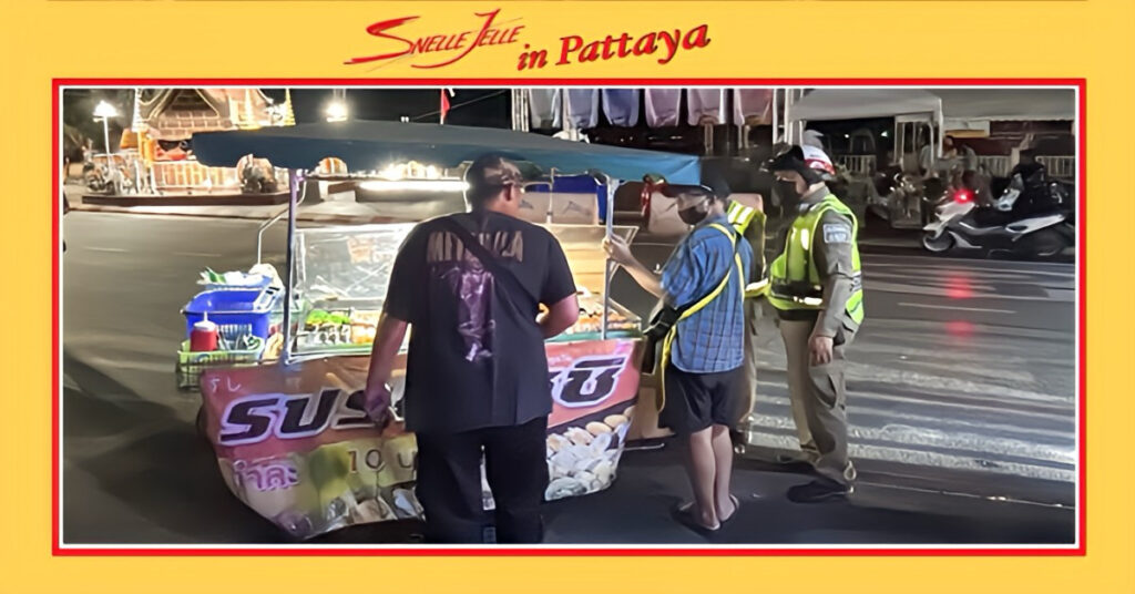 Pattaya richt zijn speren op de straatverkoop in een poging om de verkeerscongestie in de stad op te lossen.