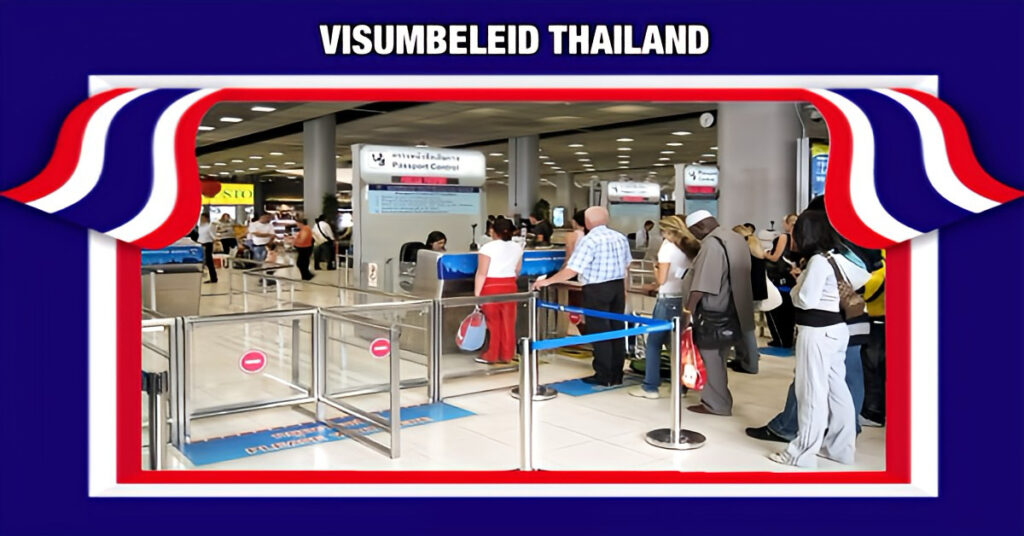 De visumvrije verblijfsperiode in Thailand wordt teruggeschroefd naar 30 dagen