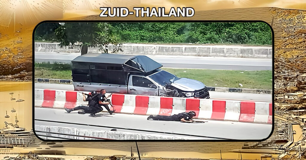 Opstandelingen worden verantwoordelijk gehouden voor een bomaanslag in Zuid-Thailand, waarbij negen mensen gewond raakten.