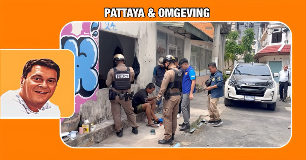 Politie onderneemt actie tegen drugsoverlast in Pattaya, daklozen in de problemen