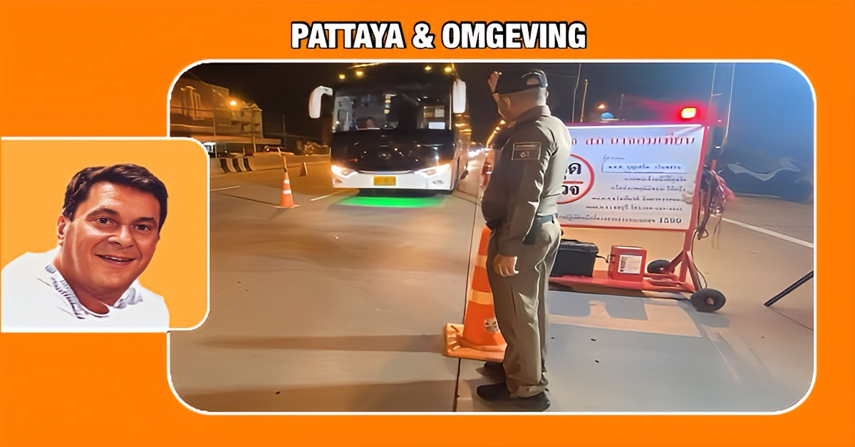 Ongekende veiligheidsmaatregelen in Pattaya: de verkeerscontrole onder de spannende codenaam ‘Welcome Guests’ moet de veiligheid garanderen