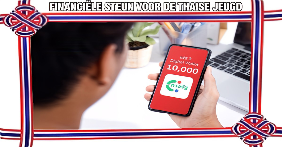 Zakcentje voor de jeugd in Thailand, de regering introduceert financiële steun voor jongeren