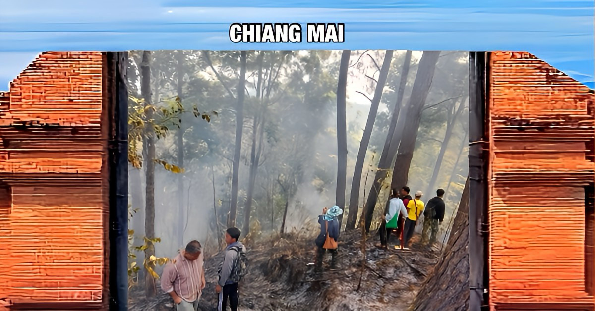 Bosbranden in Noord-Thailand escaleren, Chiang Mai is aangewezen als nationaal rampgebied
