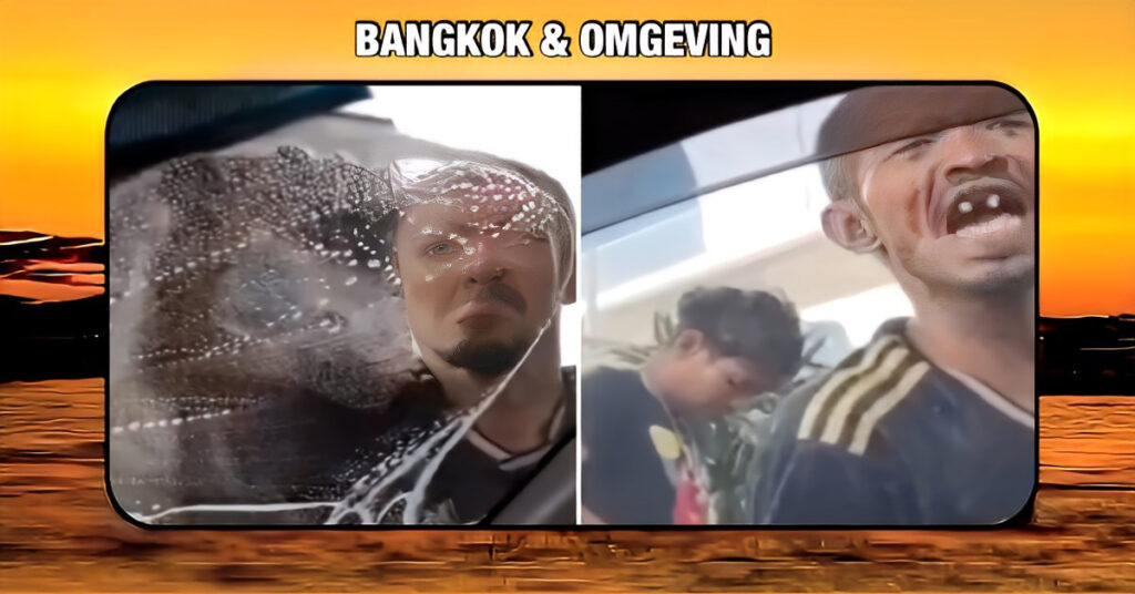 Ramenwassers terroriseren automobilisten in Bangkok, terwijl de politie moeite heeft om daadkrachtig op te treden.